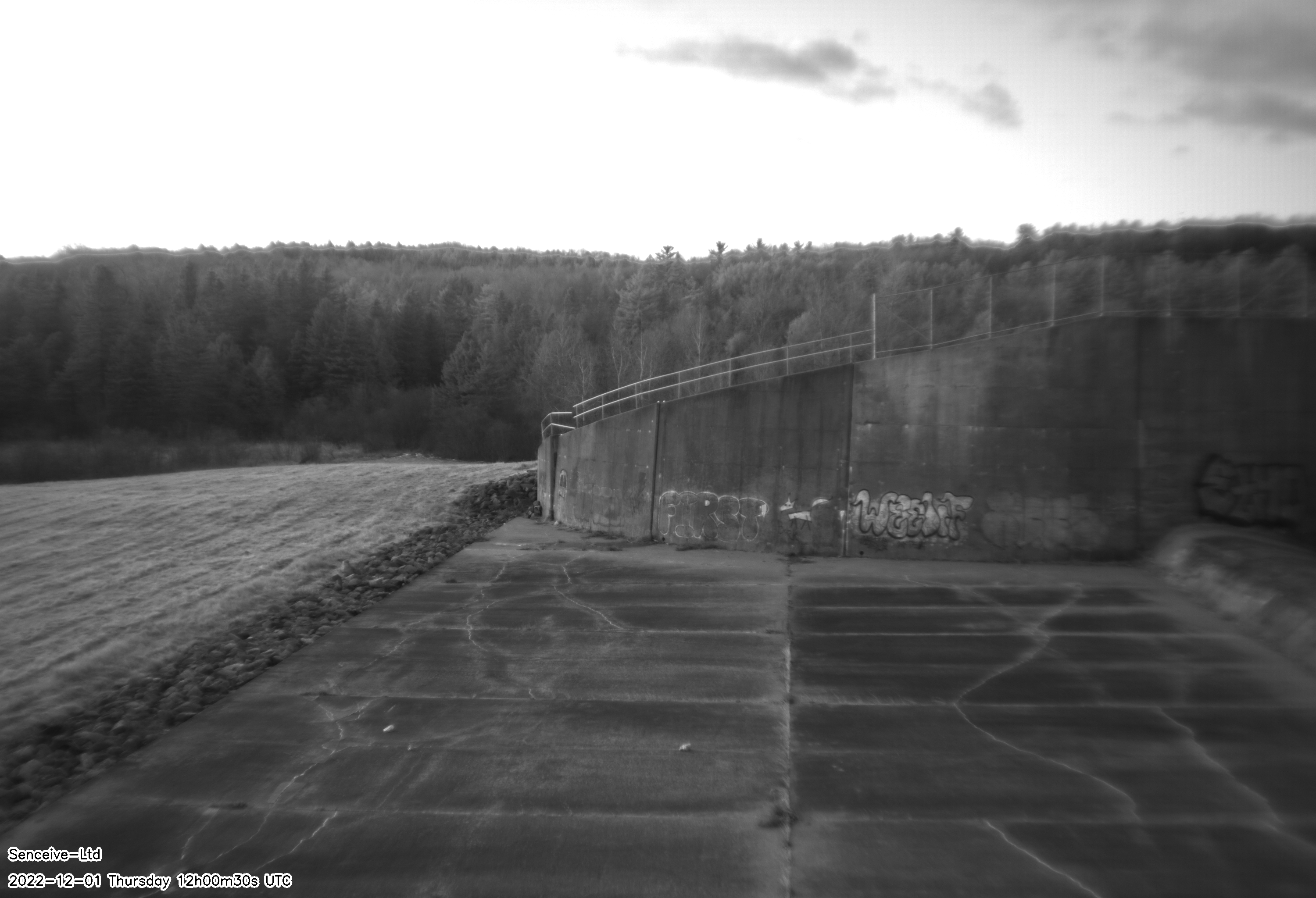dam monitoring camera image of dam