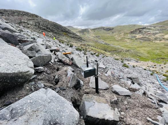 Selene Mine Peru wireless geowan sensors