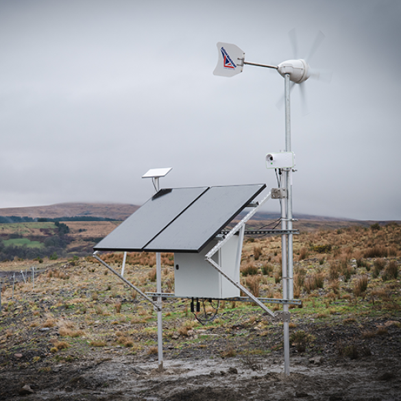 Starlink Remote Connectivity with CameraHub and wind power